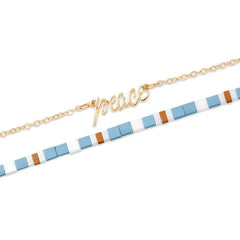 DaySpring Peace Double-Strand Necklace