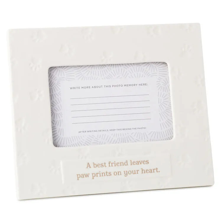 A Best Friend Leaves Paw Prints Picture Frame, 4x6