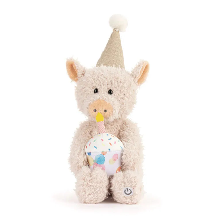 Demdaco Piggy Wigg Singing Birthday Pig, 12.5"