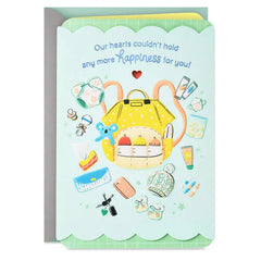 Showered With Love Baby Shower Card From All
