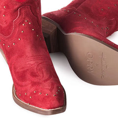 Hallmark x Opry® Merlot Suede Women's Cowboy Boots by Dingo