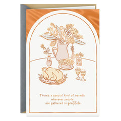 Warmth of Gratitude Thanksgiving Card