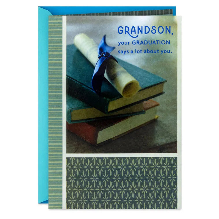 A Lifetime of Love Graduation Card for Grandson