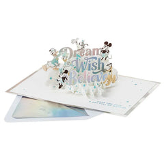 Disney 100 Years of Wonder Day Full of Wonder 3D Pop-Up Card