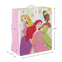 4.6" Disney Princesses Gift Card Holder Mini Bag