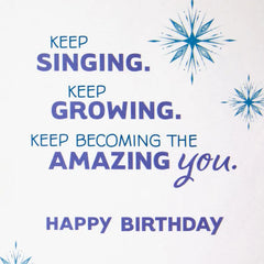 Disney Frozen 2 Elsa Sing Your Song Musical Birthday Card for Kids