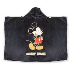 Disney Mickey Mouse Hooded Blanket With Mouse Ears