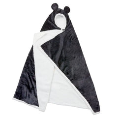 Disney Mickey Mouse Hooded Blanket With Mouse Ears