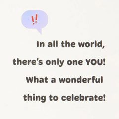 Disney Mickey Mouse and Friends Only One You Birthday Card for Kids