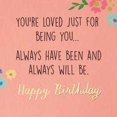 Disney Princess Snow White Loved for Being You Birthday Card for Granddaughter