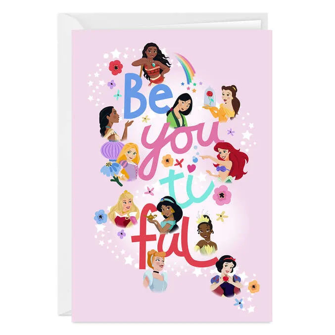 Disney Princess Be-you-tiful Custom Encouragement Card
