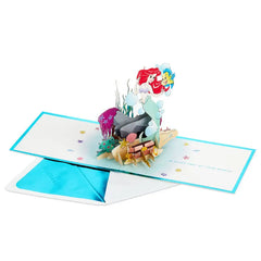 Disney The Little Mermaid Wishing You Happiness 3D Pop-Up Card