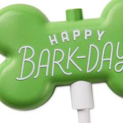 Happy Barkday Candle Holder Cake Topper