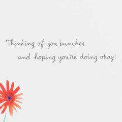 Thinking of You Bunches Get Well Card
