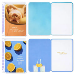Sunny and Sweet Assorted Multi-Occasion Cards, Pack of 4