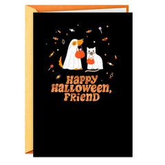 Thanks for Raising My Spirits Halloween Card for Friend