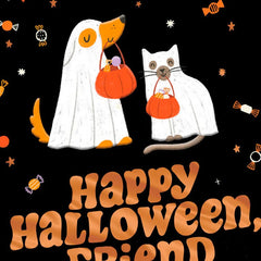 Thanks for Raising My Spirits Halloween Card for Friend