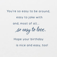 Take It Easy Birthday Card for Grandpa