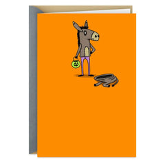Half-Ass Wishes Funny Halloween Card