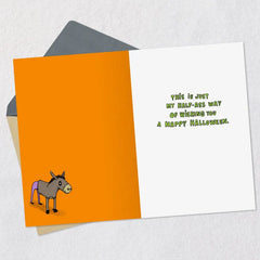 Half-Ass Wishes Funny Halloween Card