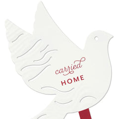 Carried Home Dove Garden Stake, 10"