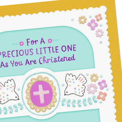 For a Precious Little One Christening Card