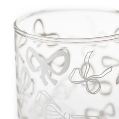 Lacey Chabert Collection Bow Illustrated Drinking Glasses, Set of 2