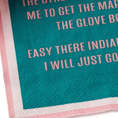 Drinks on Me Modern Tech Funny Party Napkins, Pack of 20