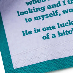 Drinks on Me Please Leave Funny Party Napkins, Pack of 20