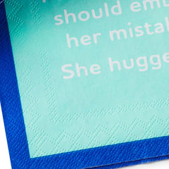 Drinks on Me She Hugged Me Funny Party Napkins, Pack of 20