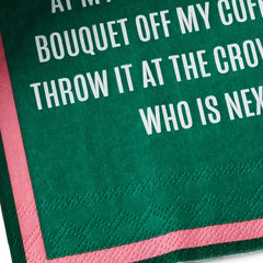 Drinks on Me True Friend Funny Party Napkins, Pack of 20