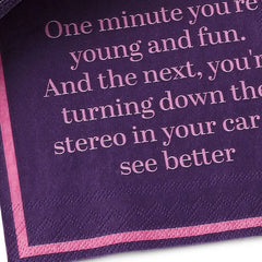 Drinks on Me Young and Fun Funny Party Napkins, Pack of 20