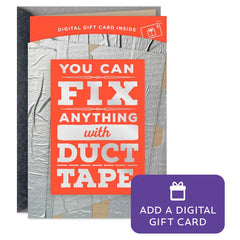 Duct Tape and Curse Words Gift Card Greeting Funny Birthday Card