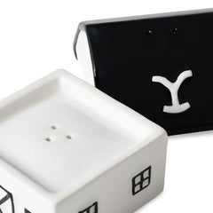 Yellowstone Dutton Ranch Barn Stacked Salt and Pepper Shaker Set