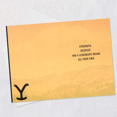 Yellowstone You're Legendary Card