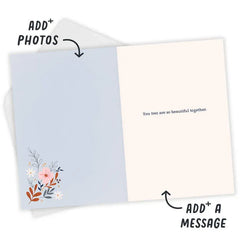 So Beautiful Together Custom Wedding Card