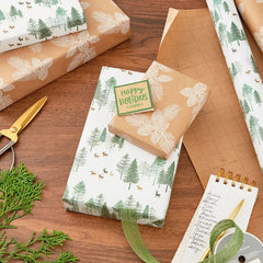 Elegant Evergreens 2-Pack Holiday Wrapping Paper, 150 sq. ft.