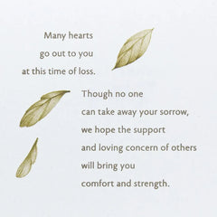 Many Hearts Go Out to You Sympathy Card