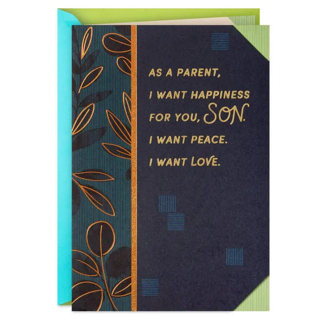 Life's Giving You Many Blessings Birthday Card for Son