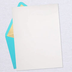 Elegant Script and Flowers Blank Congratulations Card