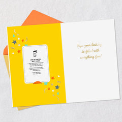 Filled With Fun Gift Card Greeting Funny Birthday Card