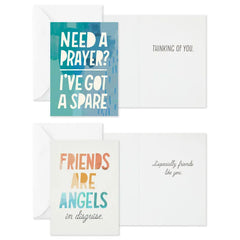 Abstract Collage Boxed Encouragement Cards Assortment, Pack of 12
