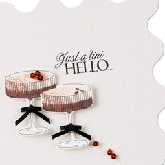 Espresso Martini Blank Thinking of You Card