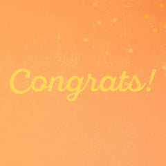 16" Exclamation Points Jumbo Congratulations Card
