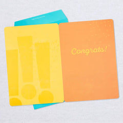 16" Exclamation Points Jumbo Congratulations Card
