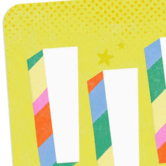 Exclamation Points and Stars Blank Card