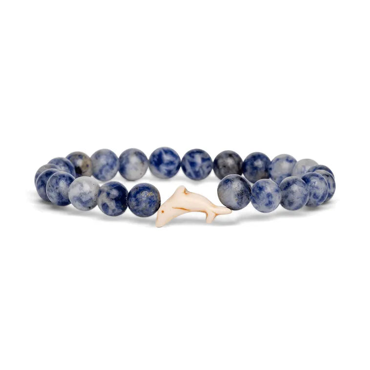 Fahlo Coastal Blue Dolphin Odyssey Bracelet