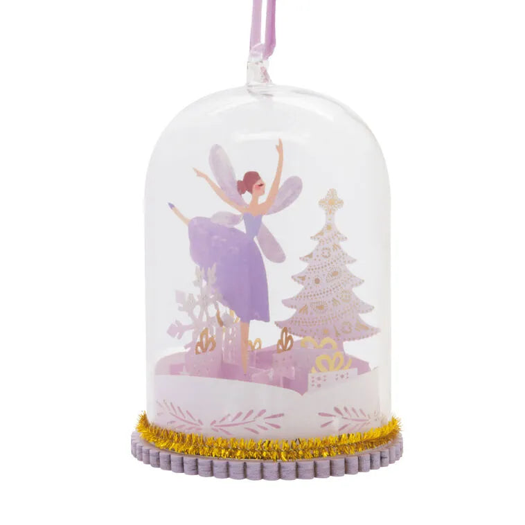Signature Fairy Cloche Glass and Paper Hallmark Ornament