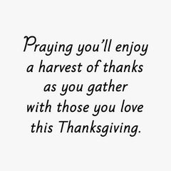 Fall Foliage Bouquet Religious Thanksgiving Cards, Pack of 6