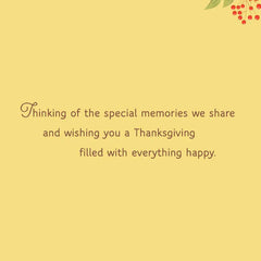 So Glad We're Family Thanksgiving Card